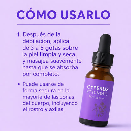 Serum Cyperus Rotundus – Reduce el Crecimiento del Vello | Natural y Sin Dolor