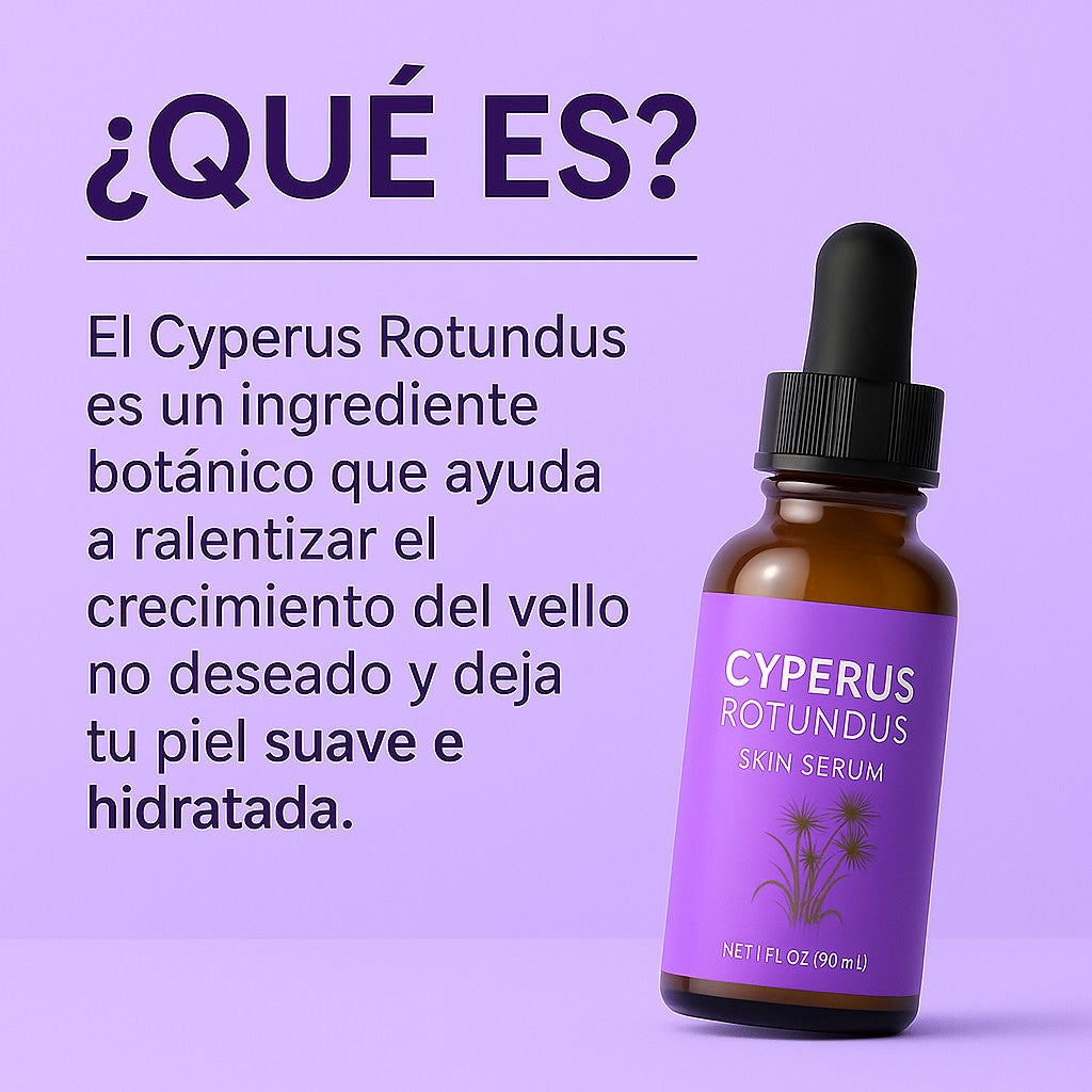 Serum Cyperus Rotundus – Reduce el Crecimiento del Vello | Natural y Sin Dolor